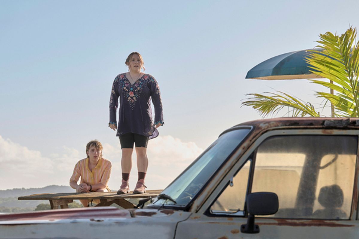 Ed Oxenbould as Cameron, Tegan Stimson as Daisy at Photos: Peacock Shares First Look at Colin Donnell in IRREVERENT