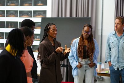 Cast and creatives of Mandela Photo