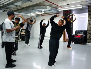 Gregory Maqoma (Choreographer), Zion Battles, Gregory Armand, Blue Makwana, Hanna Dim Photo