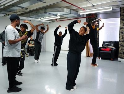 Gregory Maqoma (Choreographer), Zion Battles, Gregory Armand, Blue Makwana, Hanna Dim Photo