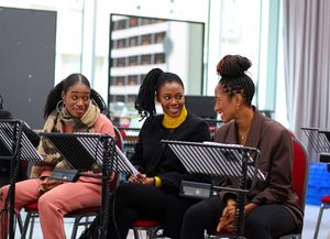 Leanne Robinson, Lerato Gwebu and Danielle Fiamanya Photo