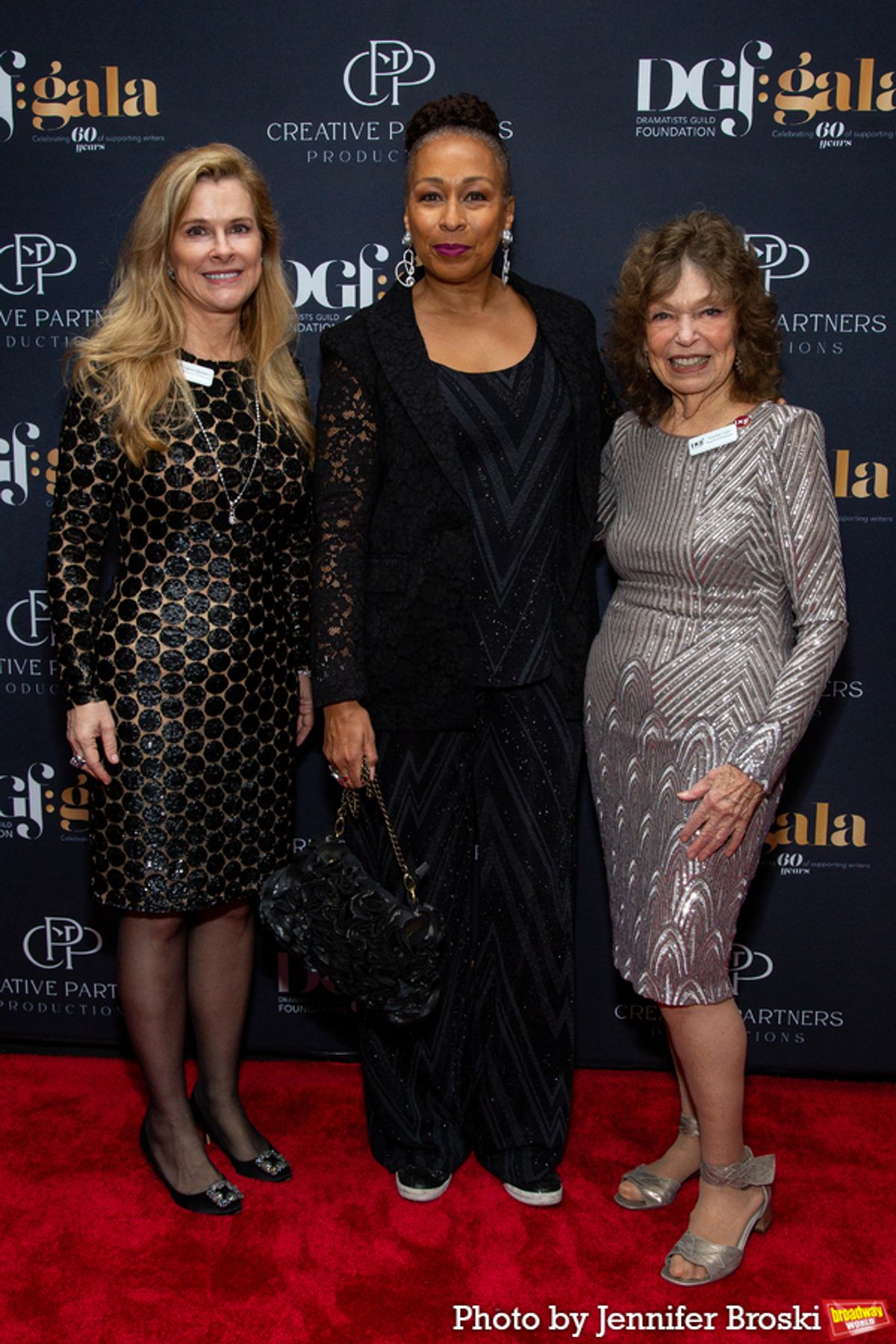 Elizabeth Dewberry, Tamara Tunie, Gretchen Cryer at 