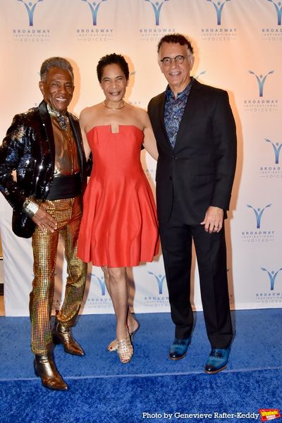 Andre De Shields, Allyson Tucker-Mitchell and Brian Stokes Mitchell Photo