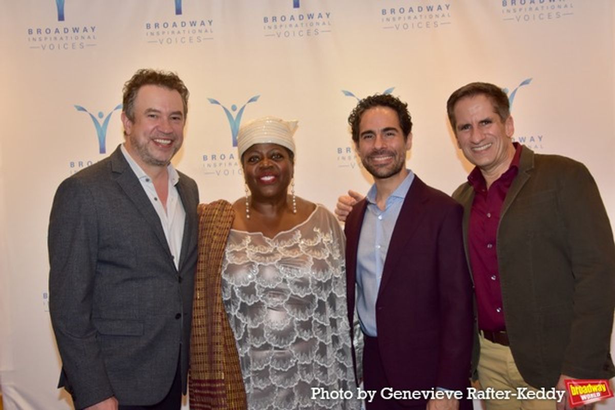 James Wesley, Lillias White, Alex Lacamoire and Seth Rudetsky at 