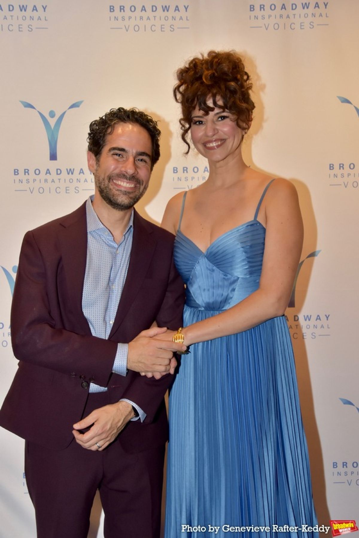 Alex Lacamoire and Mandy Gonzalez at 