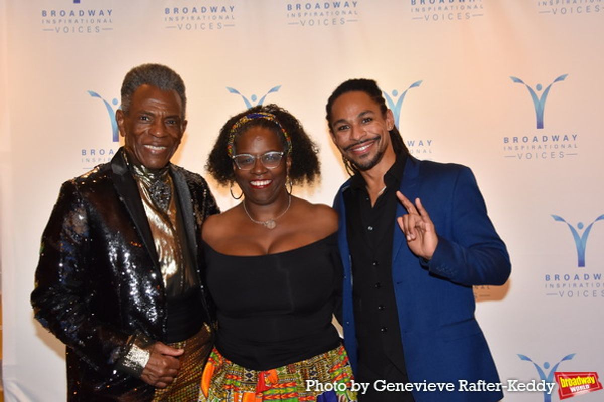 Andre De Shields, Marsellette Davis and Brandon Kazen-Maddoz at 
