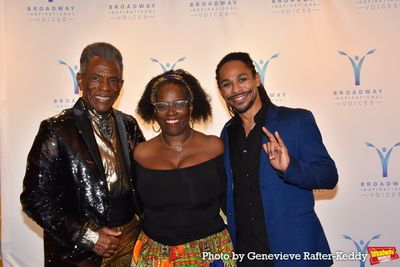 Andre De Shields, Marsellette Davis and Brandon Kazen-Maddoz Photo