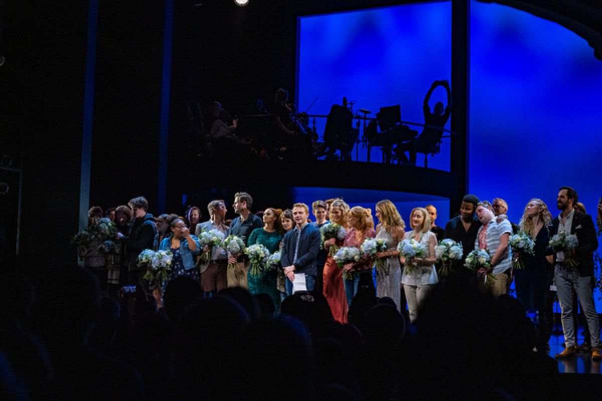 The cast at Photos: DEAR EVAN HANSEN Celebrates Final West End Performance