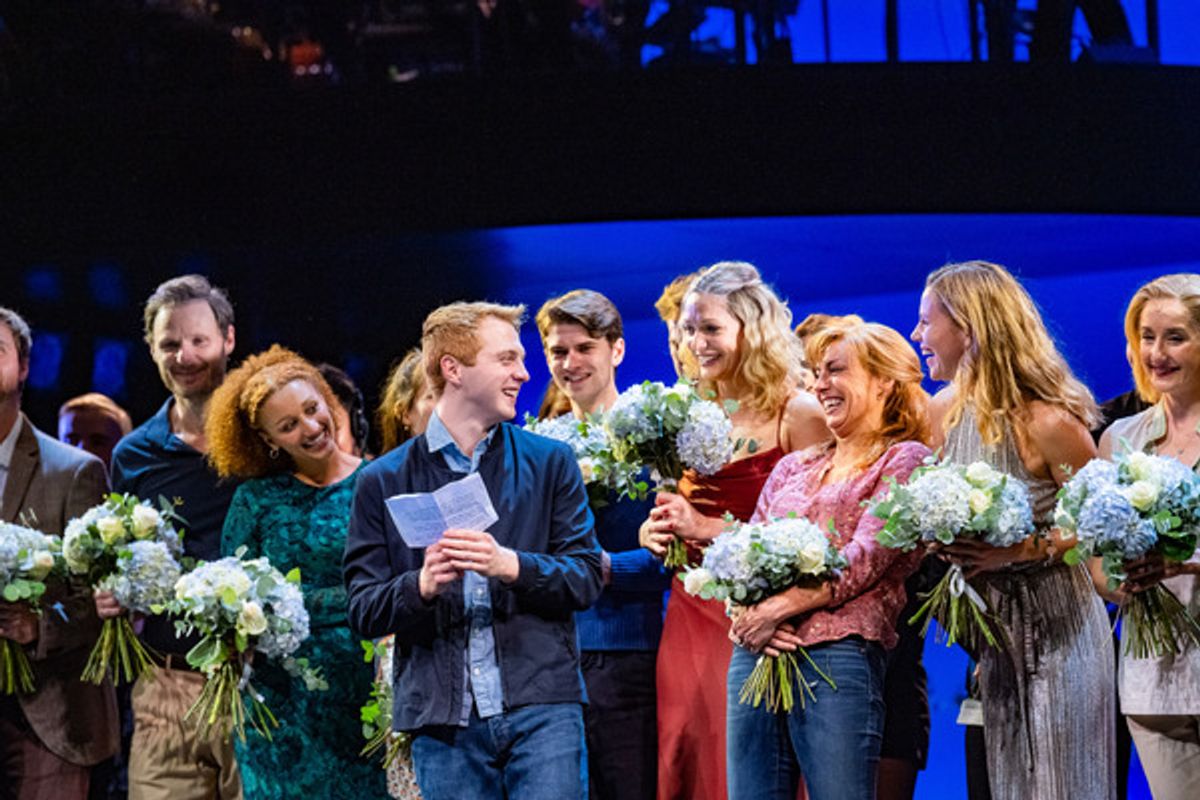 The cast at Photos: DEAR EVAN HANSEN Celebrates Final West End Performance