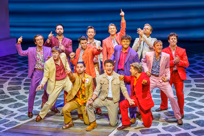Front kneeling, Lucca Chadwick-Patel, Miles Henderson, Jake Bailey and cast Photo