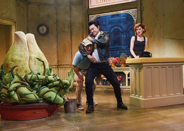 Bryce Pinkham, Rob McClure and Lena Hall Photo