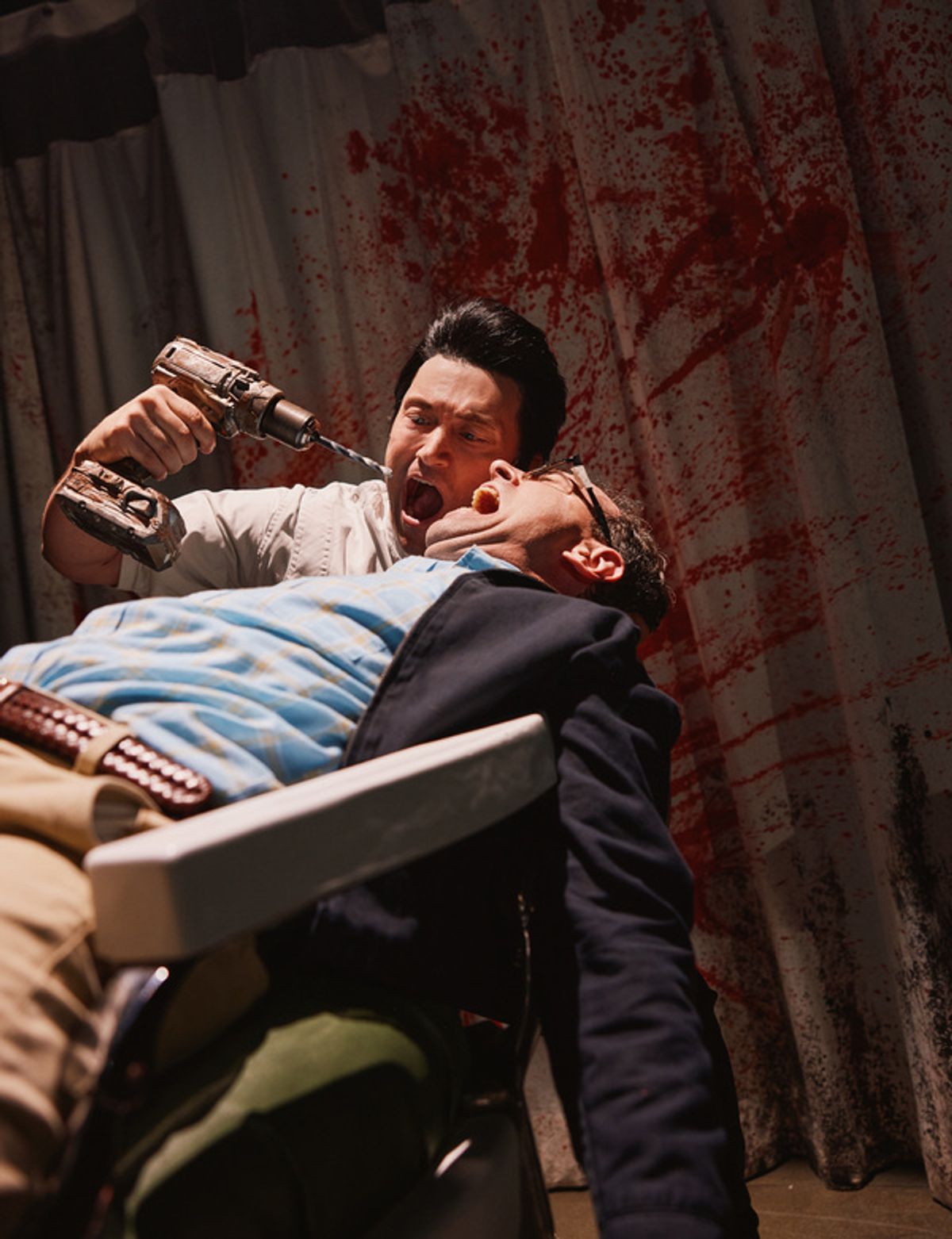 Bryce Pinkham and Rob McClure  at 