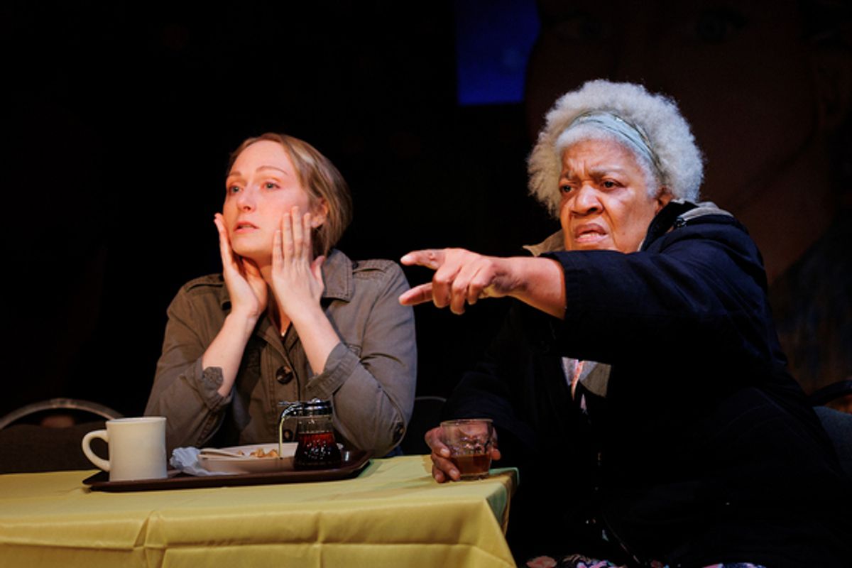 Brittany Burch and Renee Lockett at 