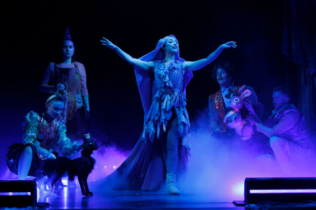 Lizzie Buckingham and the Cast of Magical Merlin at 