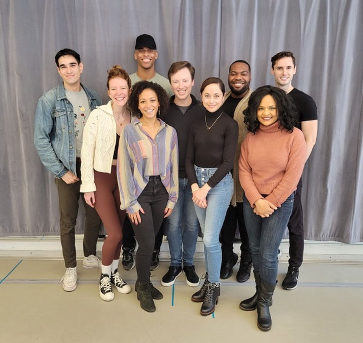 Drew Tanabe, Rachel Fairbanks, Markcus Blair, Kayla Jenerson, Cory Lingner, Sara Esty, Dion Simmons Grier, Danielle Herbert, Mike Schwitter at 