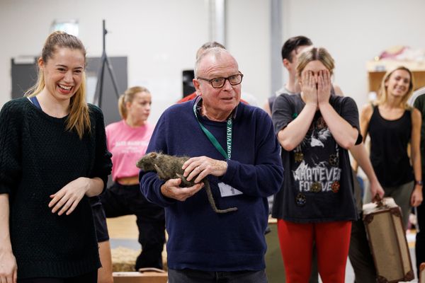 Monique Young, Ian Talbot, and company Photo