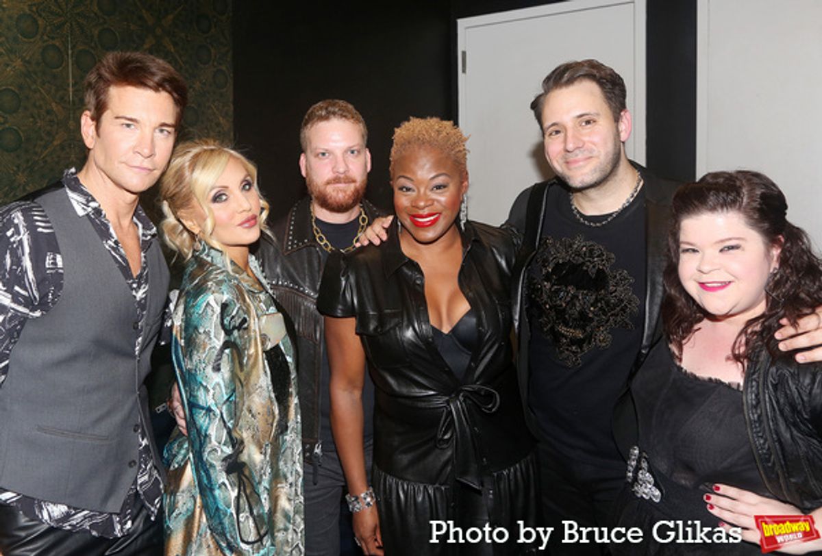 Andy Karl, Orfeh, Tim Kodres, Nikki Kimbrough, Musical Director/Arranger Steven Jamail and Marissa Rosen at 