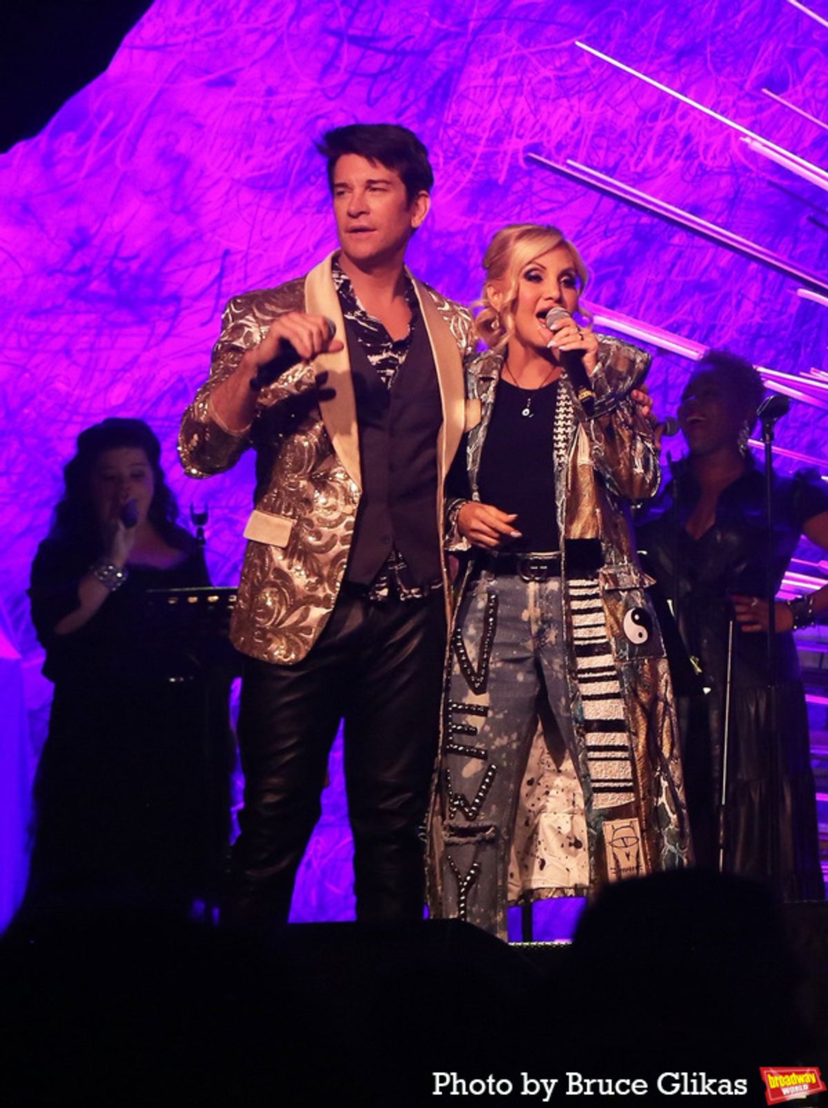 Andy Karl and Orfeh at 
