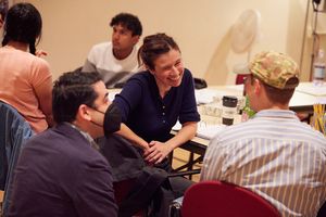 Evan Cabnet, Hannah Cabell and Cole Doman @ BroadwayWorld Evan Cabnet, Hannah Cabell and Cole Doman Photo