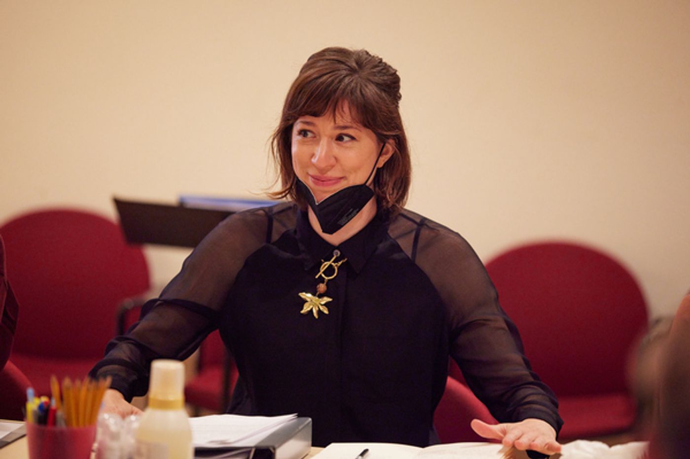 Photos: Go Inside Rehearsals for YOUR OWN PERSONAL EXEGESIS at Lincoln Center Theater/LCT3  Image