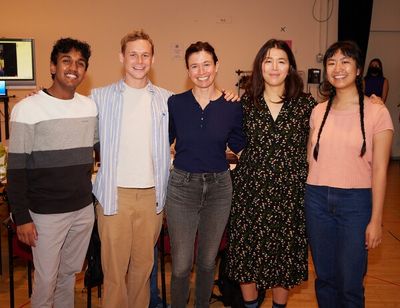 Savidu Geevaratne, Cole Doman, Hannah Cabell, Mia Pak and Annie Fang Photo