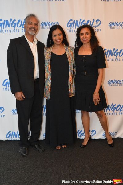 Avanthika Srinivasan with her parents Srini Sankaran and Reha Srinivasan  Photo