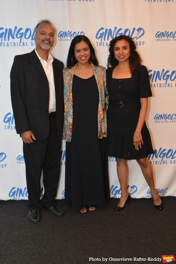 Avanthika Srinivasan with her parents Srini Sankaran and Reha Srinivasan  Photo