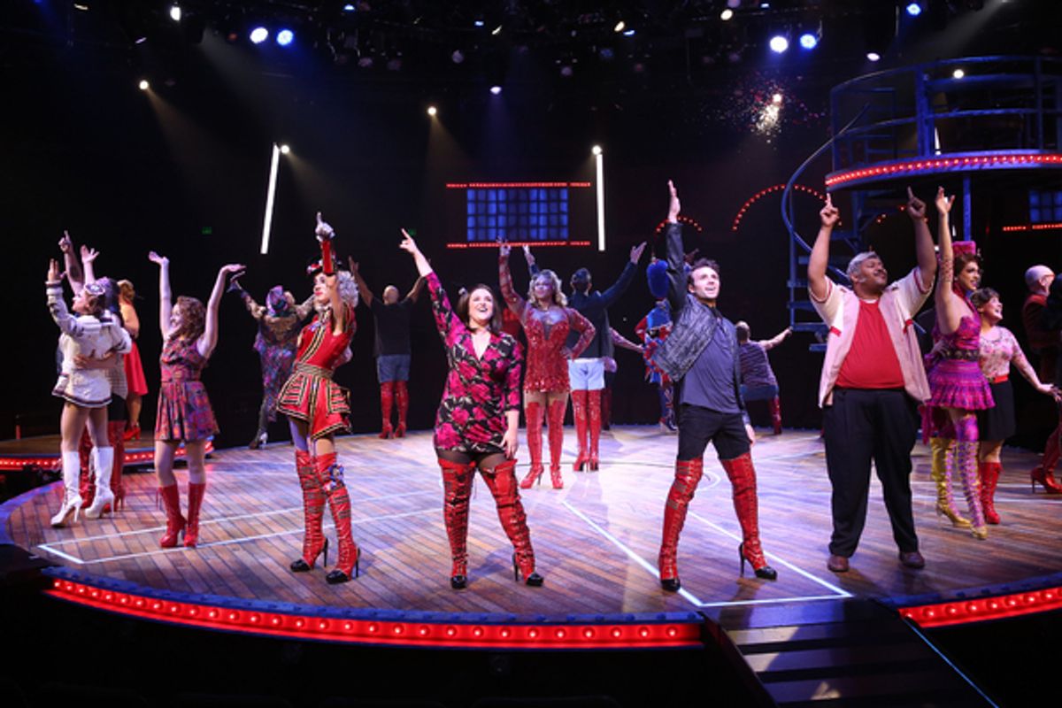 The Cast of KINKY BOOTS at Photos: First Look At KINKY BOOTS At North Shore Music Theatre