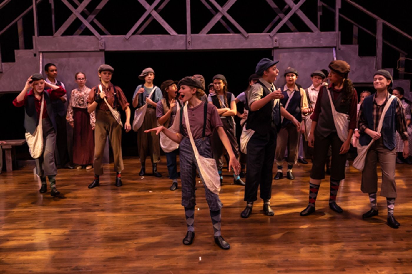 Photos: New Albany Middle School Theatre's NEWSIES JR.  Image