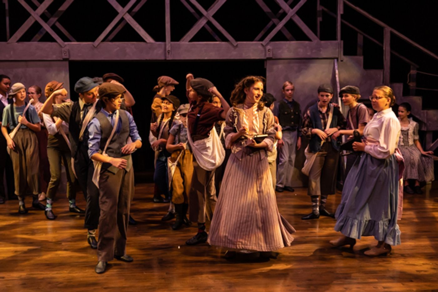 Photos: New Albany Middle School Theatre's NEWSIES JR.  Image