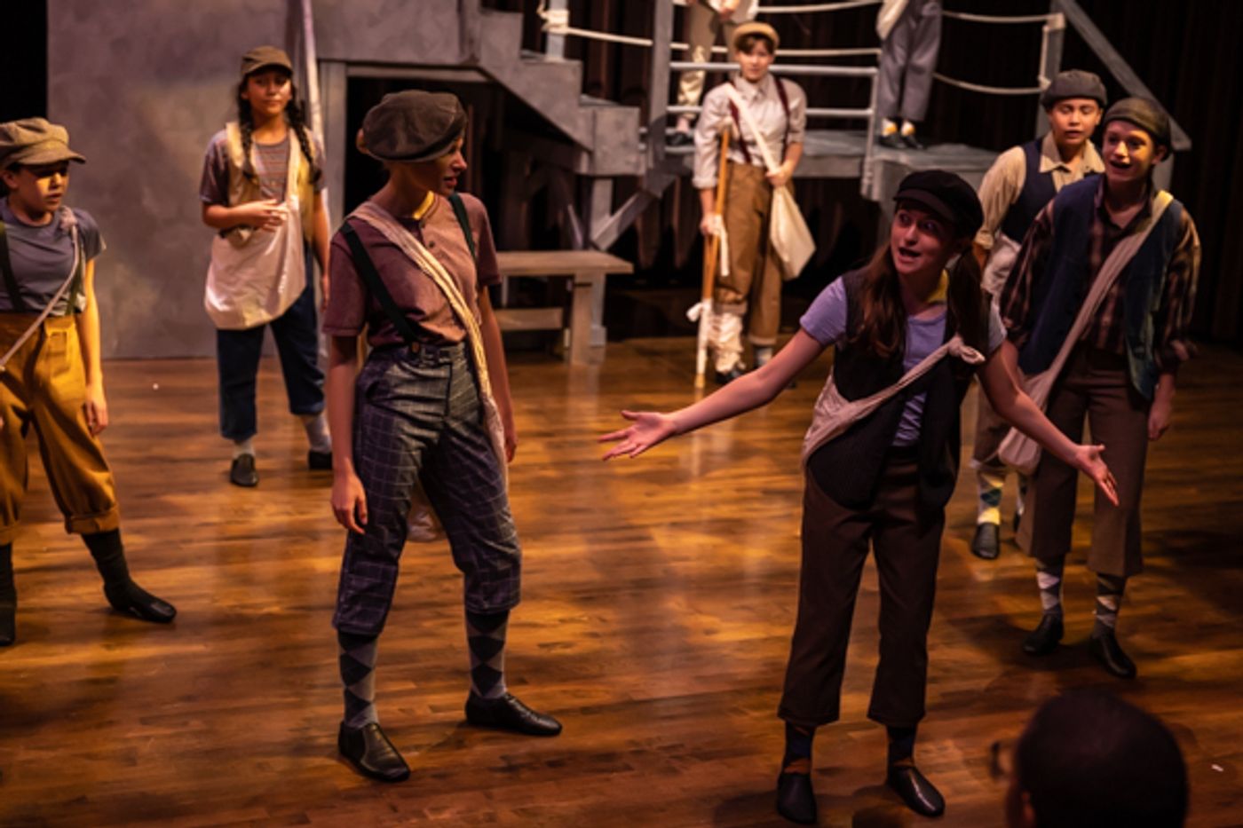 Photos: New Albany Middle School Theatre's NEWSIES JR.  Image