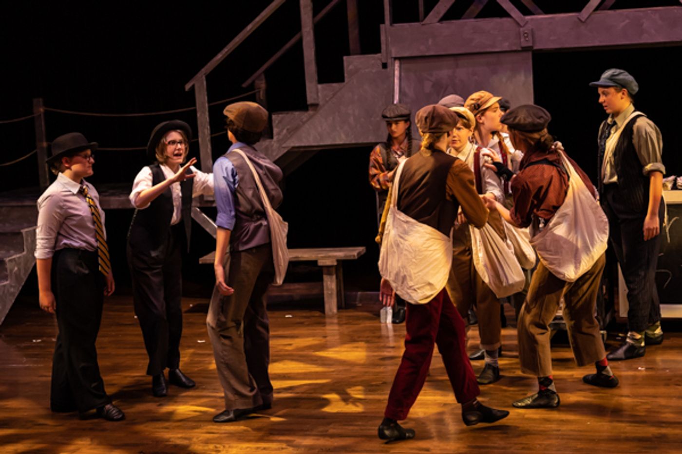 Photos: New Albany Middle School Theatre's NEWSIES JR.  Image