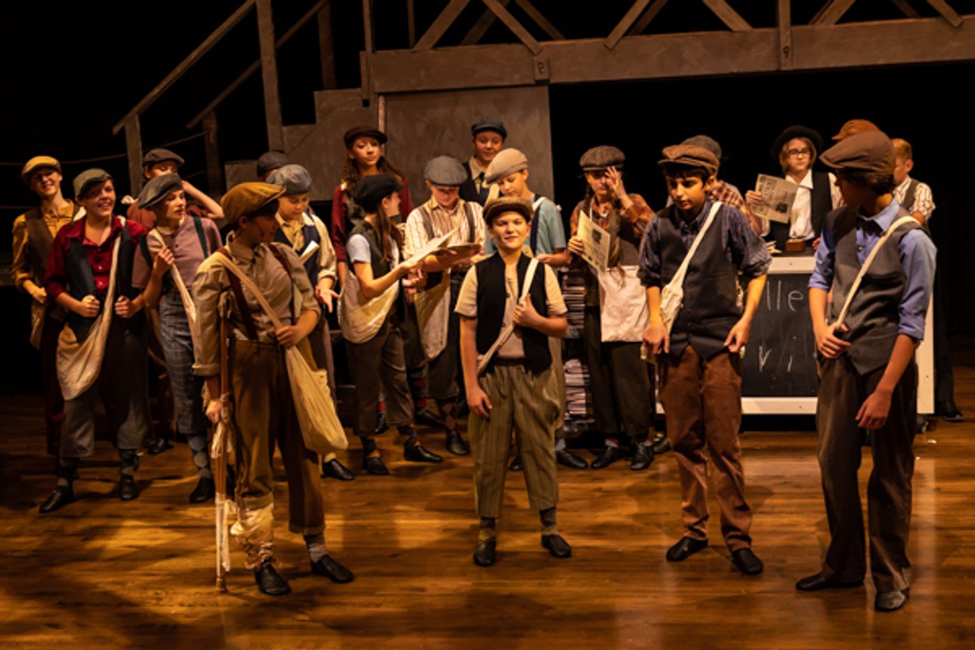 Photos: New Albany Middle School Theatre's NEWSIES JR.  Image