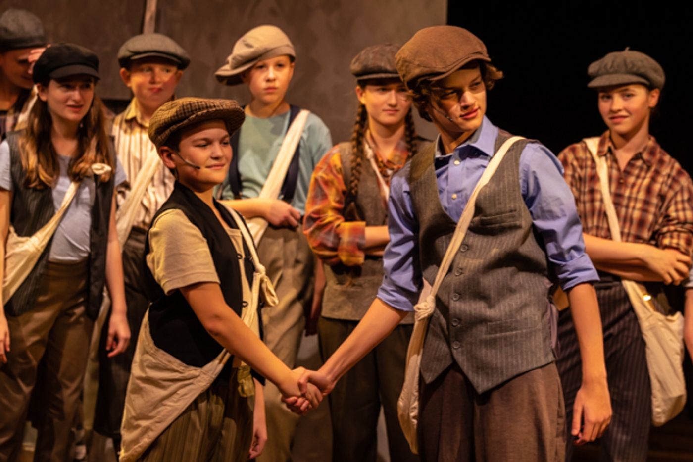Photos: New Albany Middle School Theatre's NEWSIES JR.  Image
