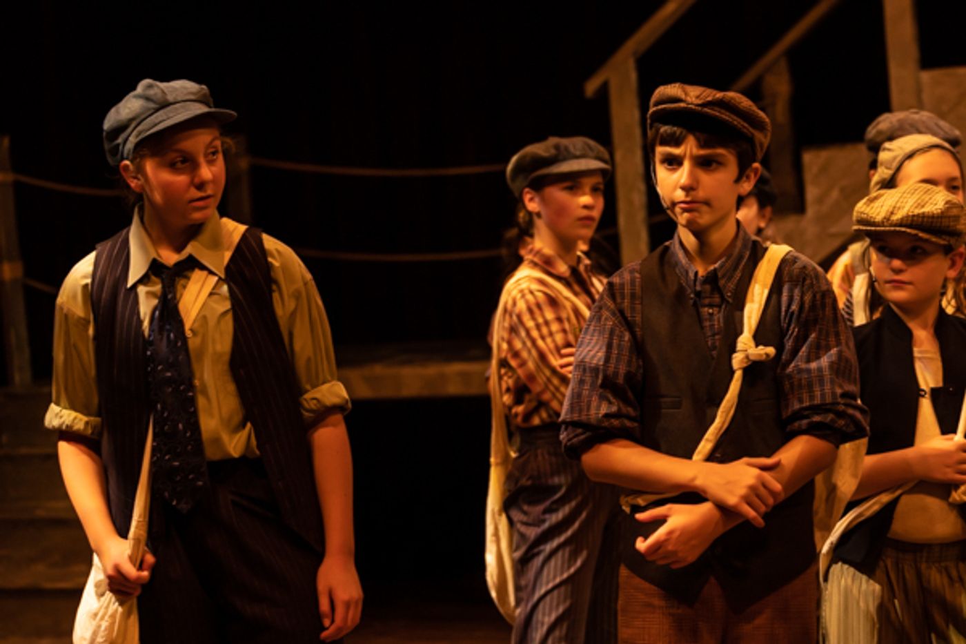 Photos: New Albany Middle School Theatre's NEWSIES JR.  Image