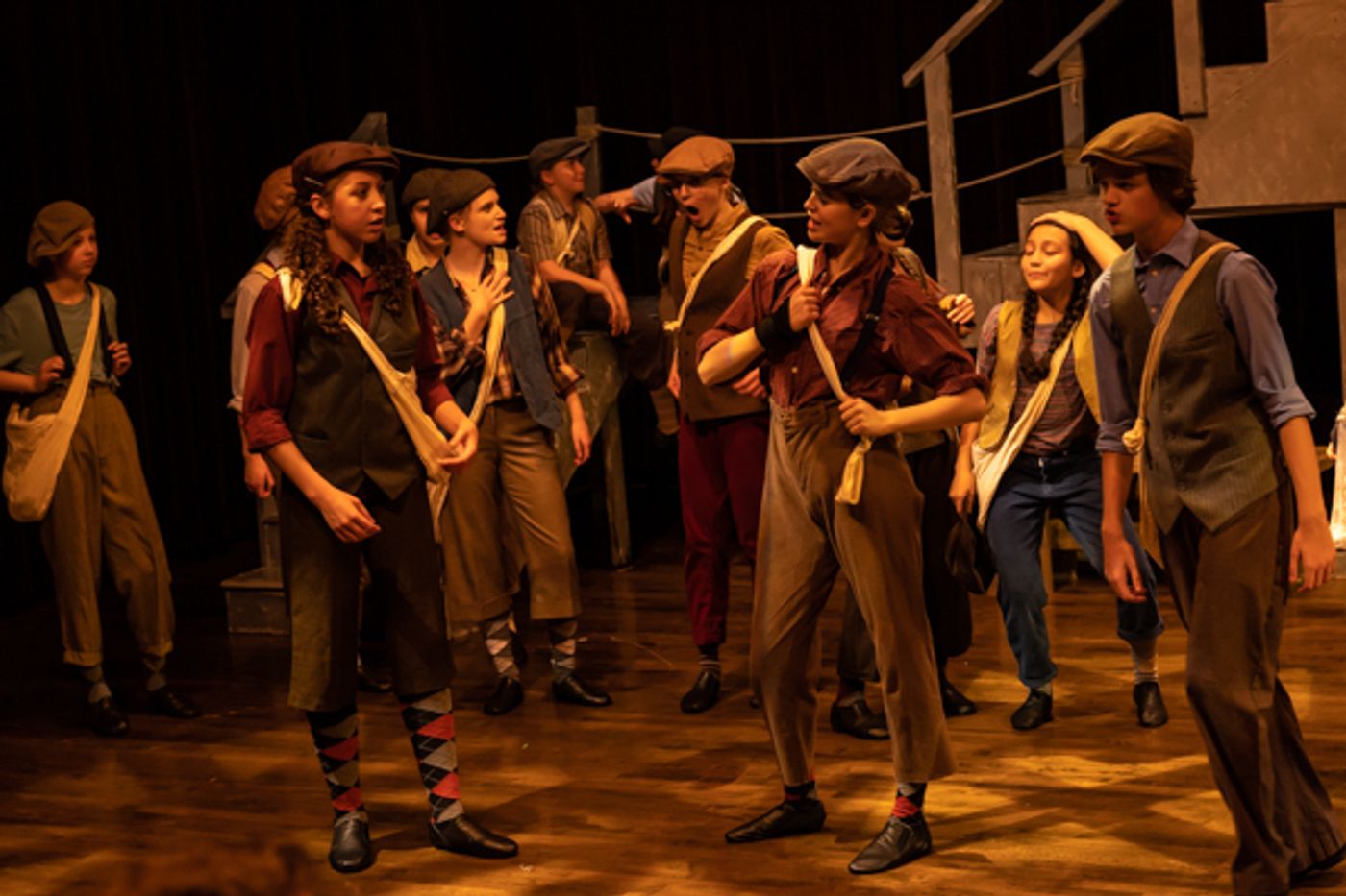 Photos: New Albany Middle School Theatre's NEWSIES JR.  Image