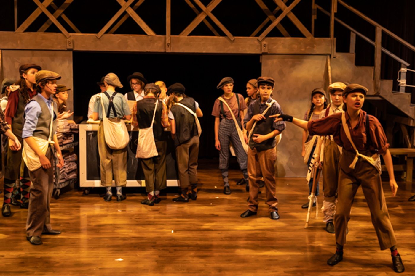 Photos: New Albany Middle School Theatre's NEWSIES JR.  Image