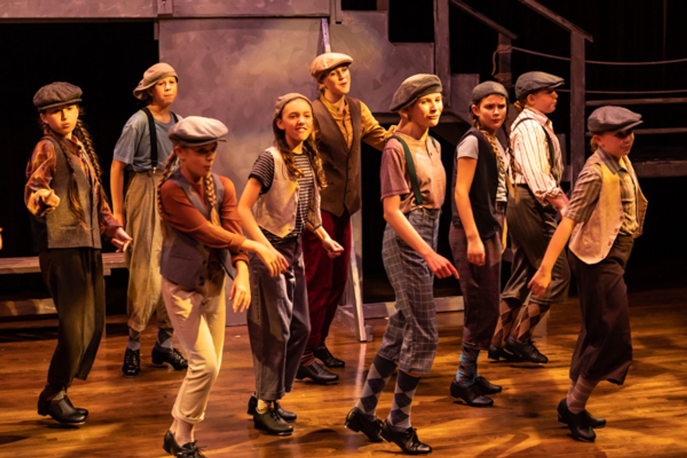 Photos: New Albany Middle School Theatre's NEWSIES JR.  Image