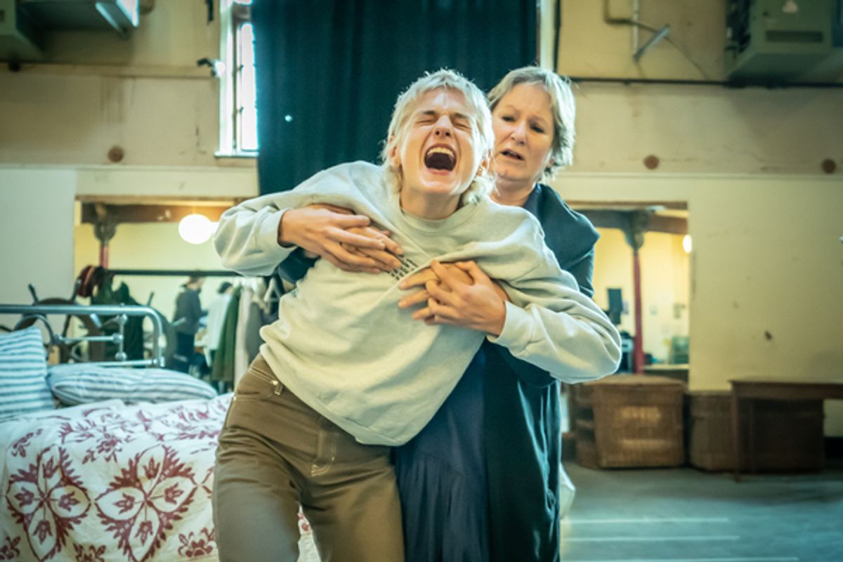 Emma Corrin, Deborah Findlay at 