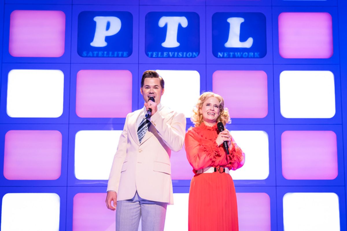 Andrew Rannells and Katie Brayben at 