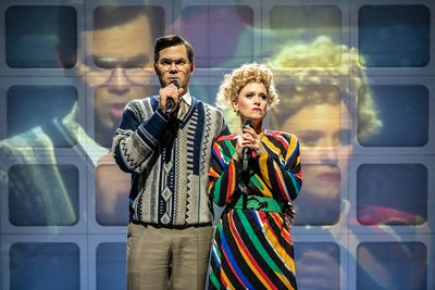 Andrew Rannells and Katie Brayben Photo
