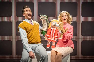 Andrew Rannells and Katie Brayben Photo