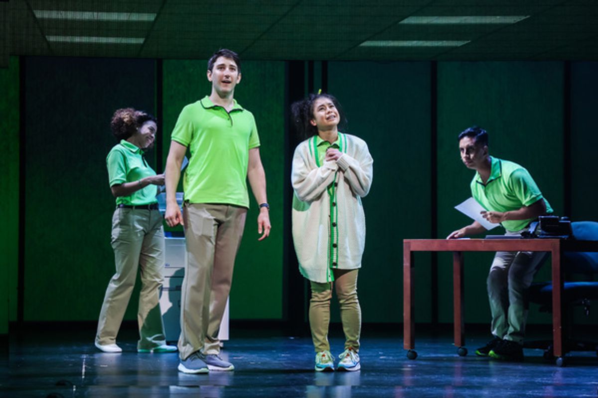 Ben Fankhauser, Gemini Quintos and the cast at 