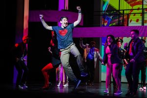 Ben Fankhauser and the cast  Photo