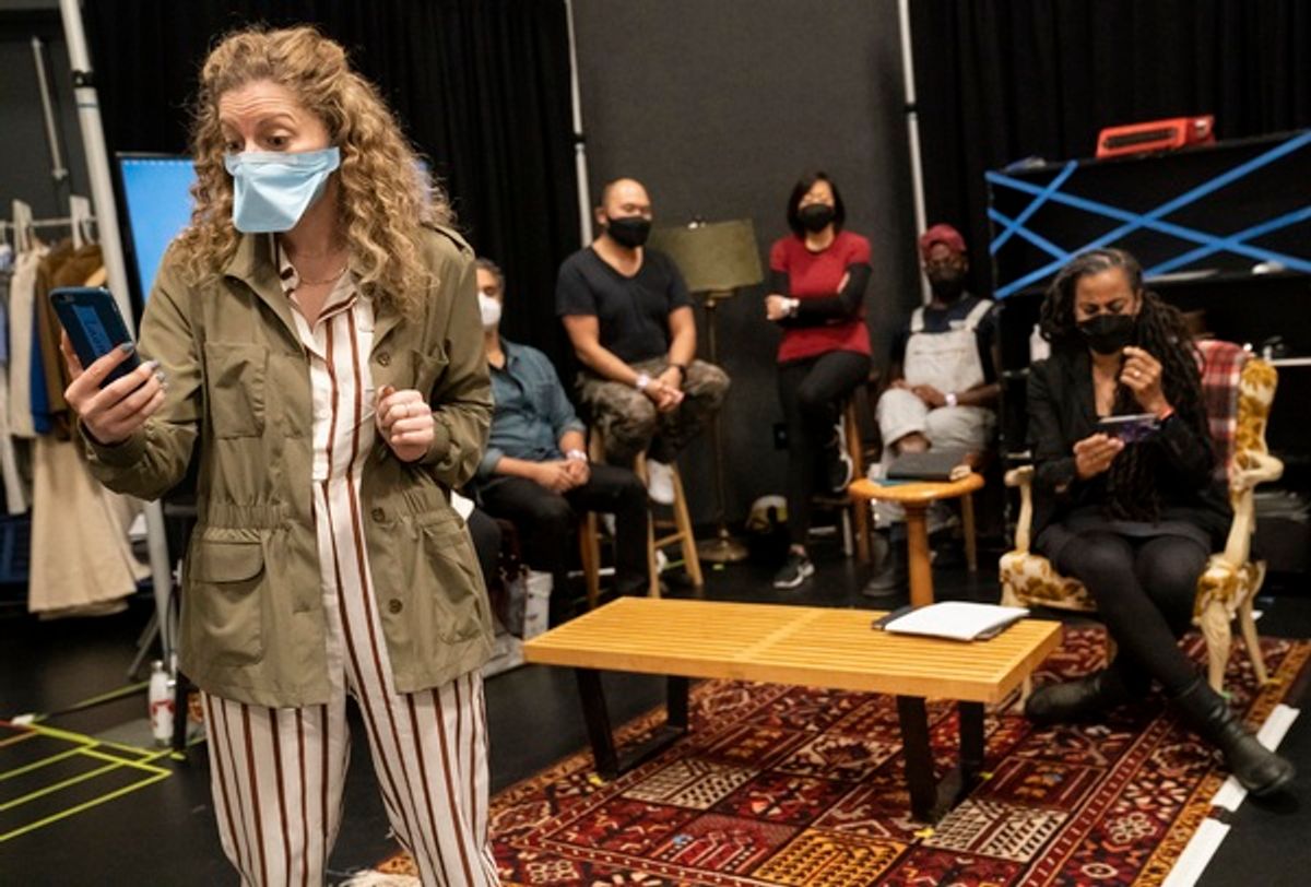 Lauren Molina and the cast  at 