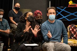 Suzan-Lori Parks, Leland Fowler, and Greg Keller @ BroadwayWorld Suzan-Lori Parks, Leland Fowler, and Greg Keller Photo