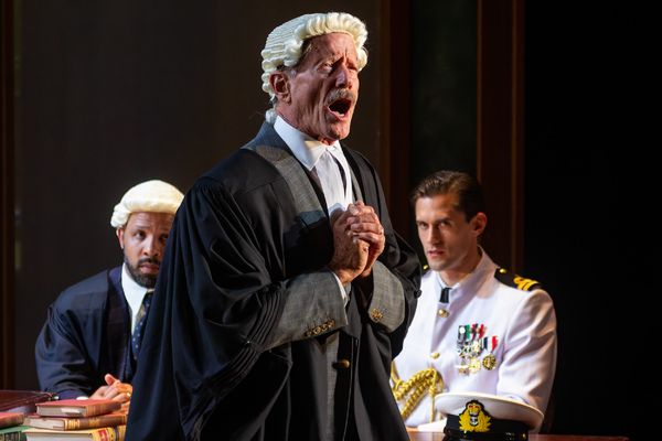 Tyee Tilghman, Peter Strauss and CJ Blaine Eldred Photo