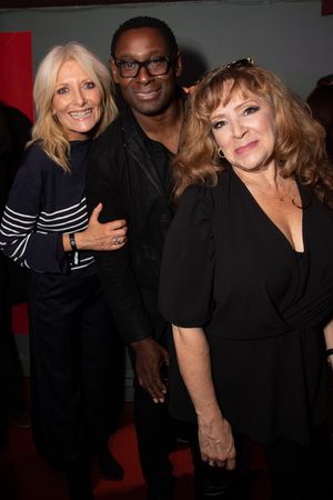Gaby Roslin, David Harewood, Harriet Thorpe @ BroadwayWorld Gaby Roslin, David Harewood, Harriet Thorpe Photo