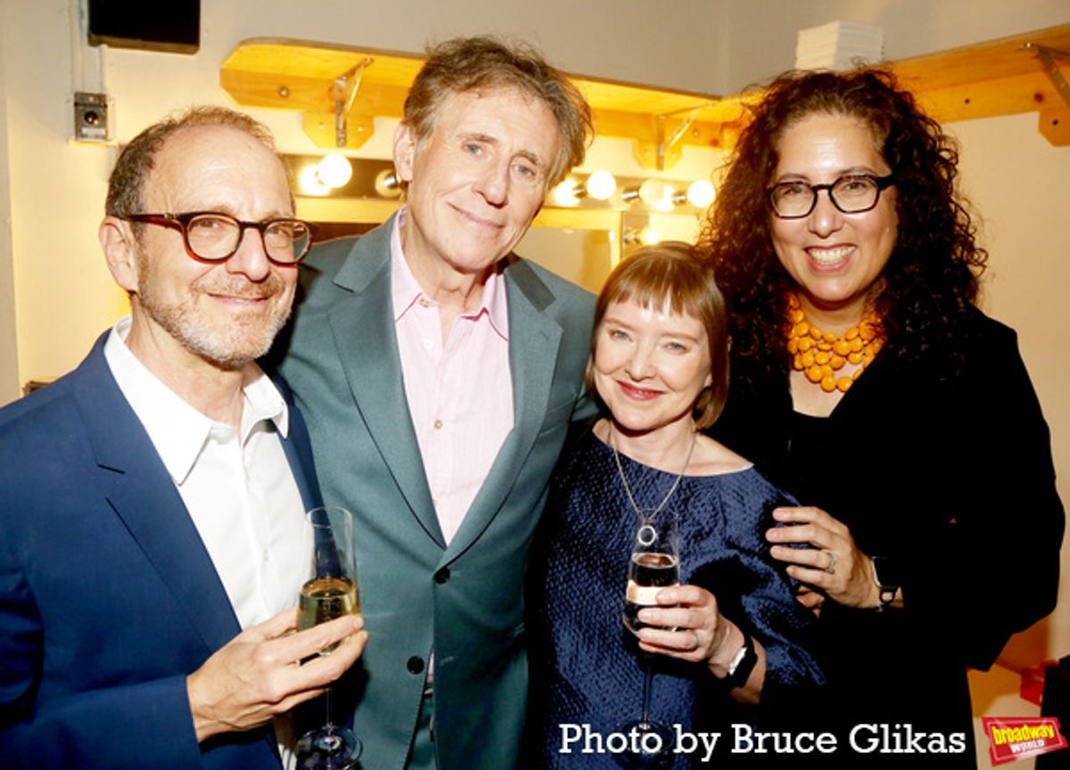 Director Lonny Price, Gabriel Byrne Producer Anne Clarke and Producer Mara Isaacs at 