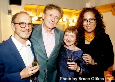 Director Lonny Price, Gabriel Byrne Producer Anne Clarke and Producer Mara Isaacs Photo